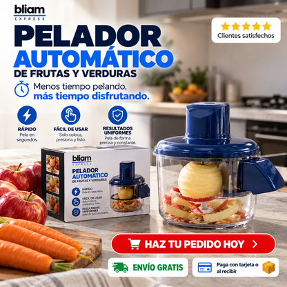 🍎PeelPro™ — Pelador Automático de Frutas y Verduras