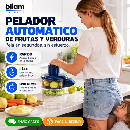 🍎PeelPro™ — Pelador Automático de Frutas y Verduras