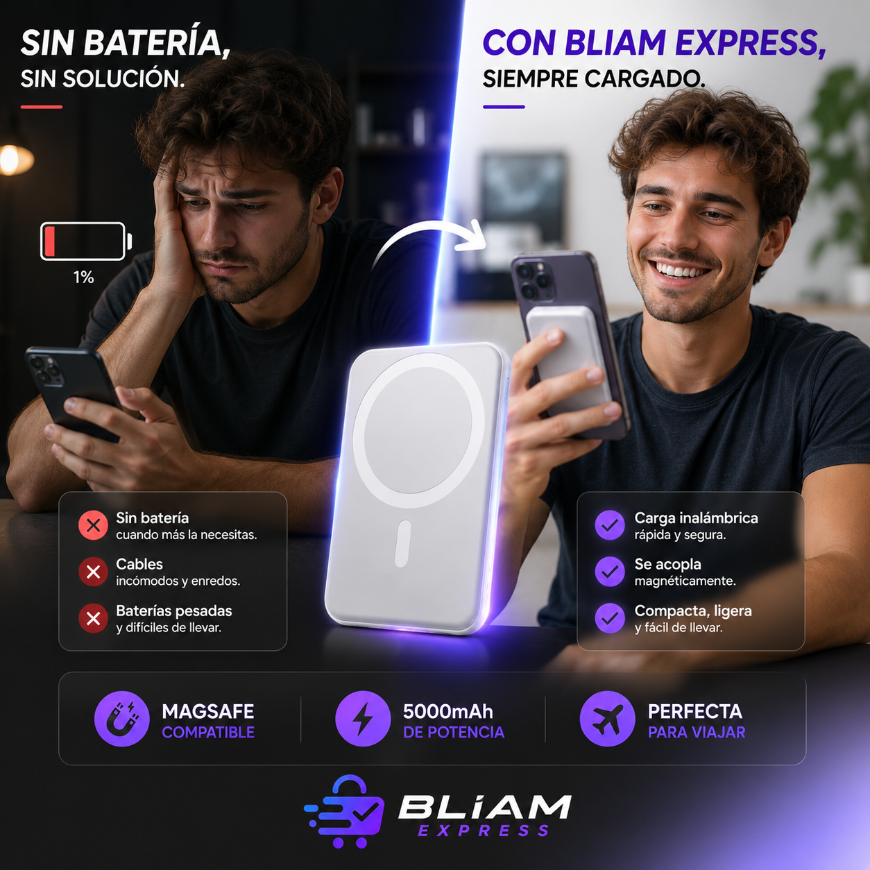 PowerGo™ Batería externa MagSafe 5000
