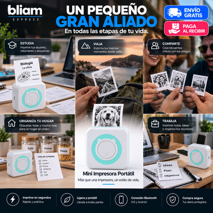 📸 PrintGo™ Mini — Impresora Térmica Portátil🔥