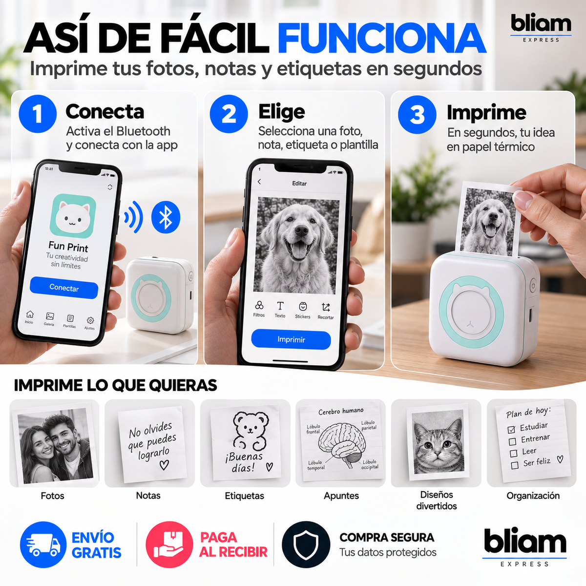 📸 PrintGo™ Mini — Impresora Térmica Portátil🔥