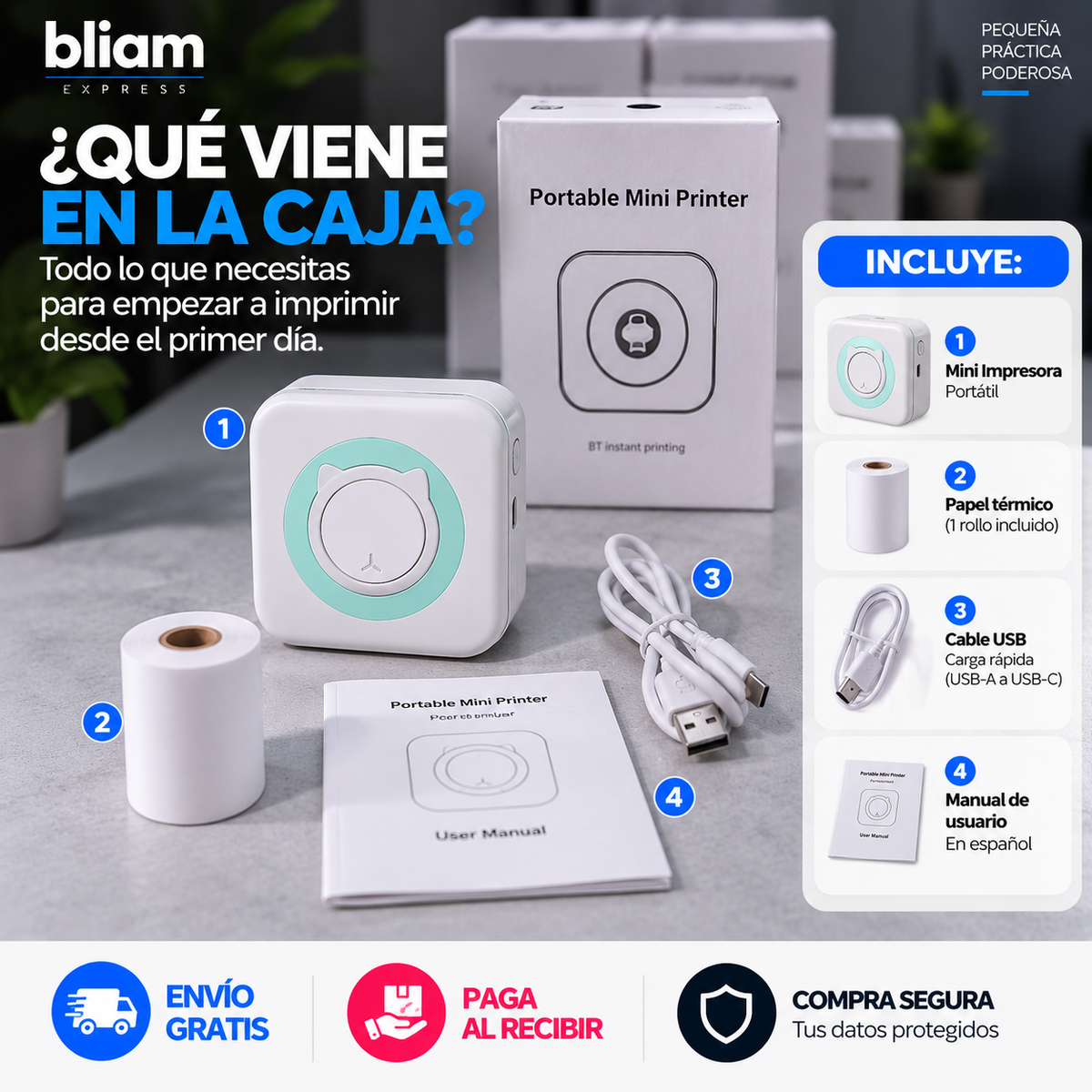 📸 PrintGo™ Mini — Impresora Térmica Portátil🔥